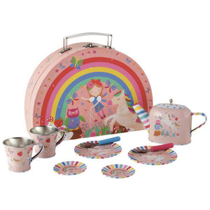 Floss & Rock Rainbow Fairy Tin Tea Set - hip-kid