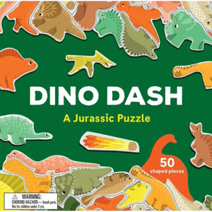 Dino Dash A Jurassic Puzzle - hip-kid