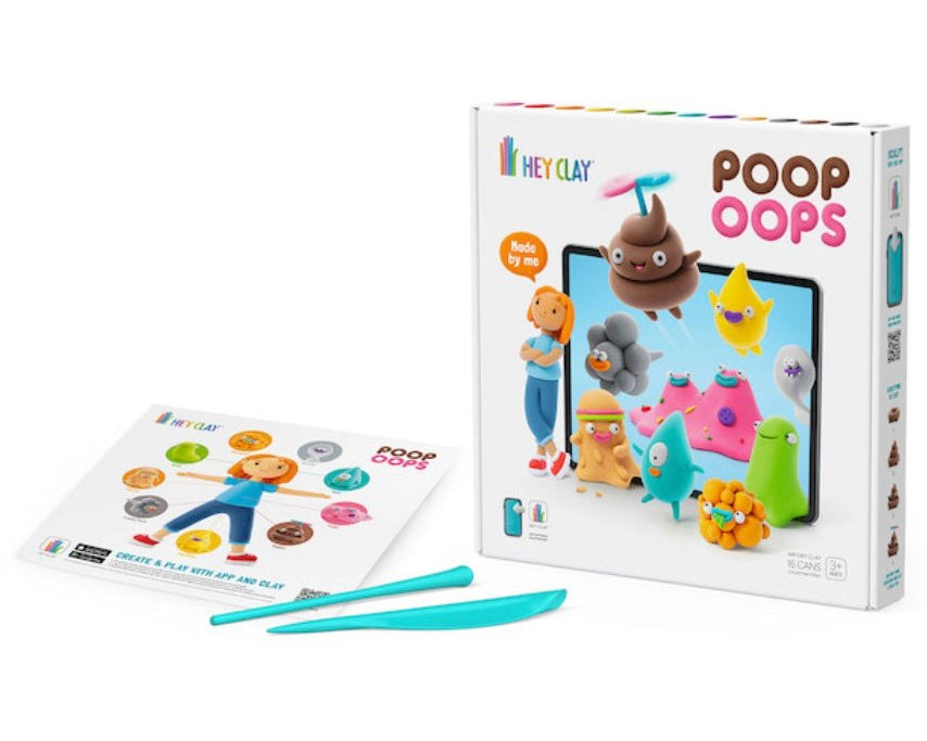 Fatbrain Hey Clay - Poop Oops Air-Dry Clay - hip-kid