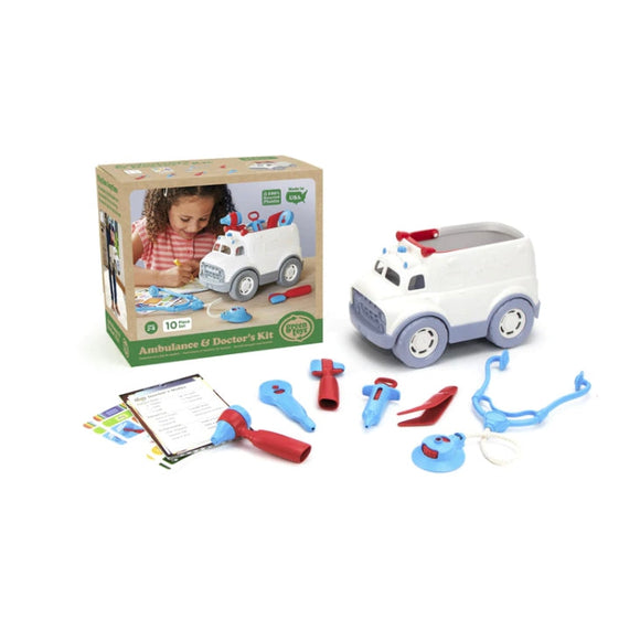 Green Toys Ambulance & Doctor’s Kit - hip-kid