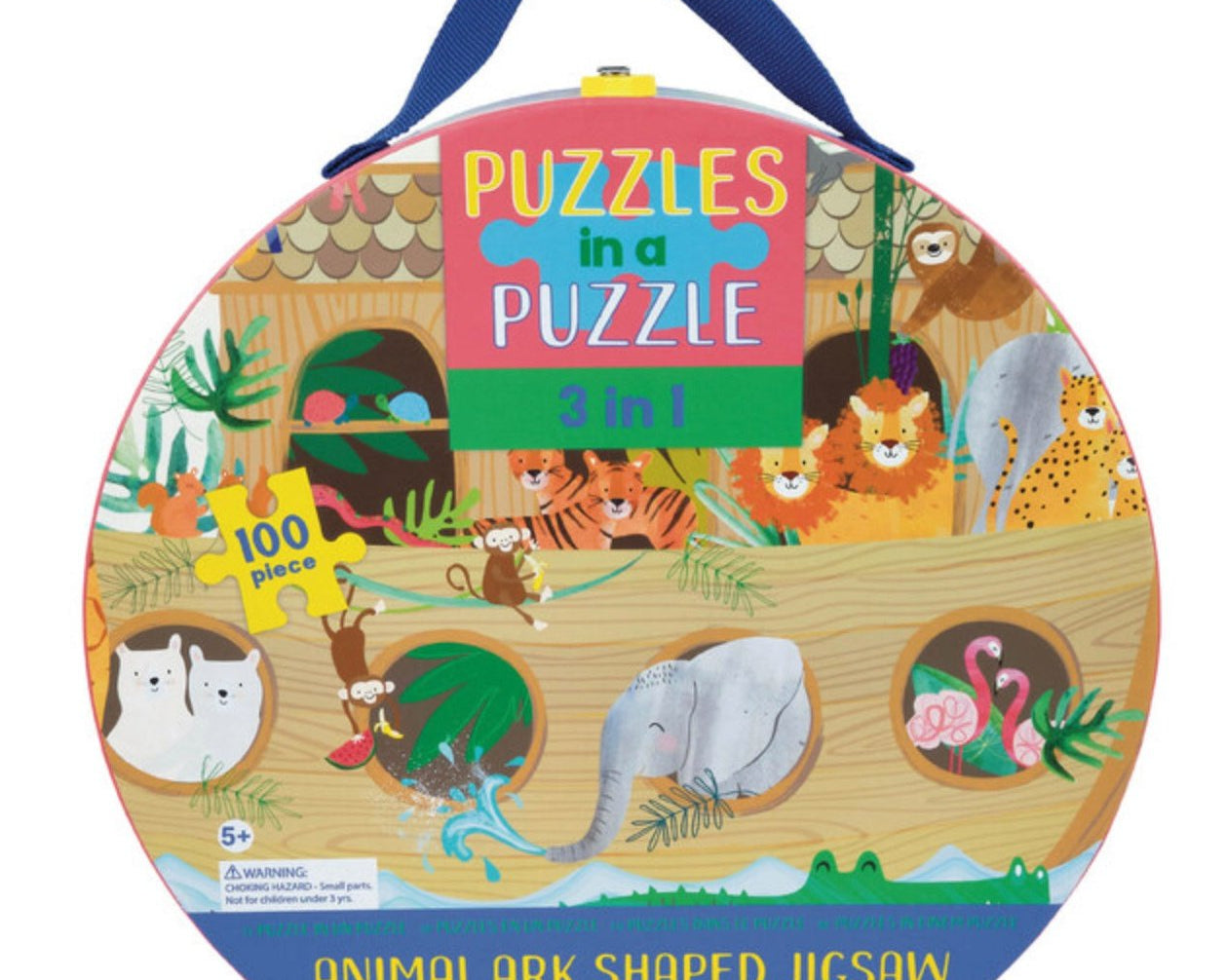Floss & Rock Jungle 3 in 1 100pc Jigsaw Puzzle - hip-kid