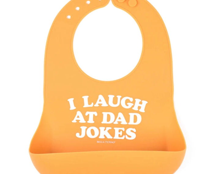Bella Tunno I Laugh at Dad Jokes Wonder Bib - hip-kid