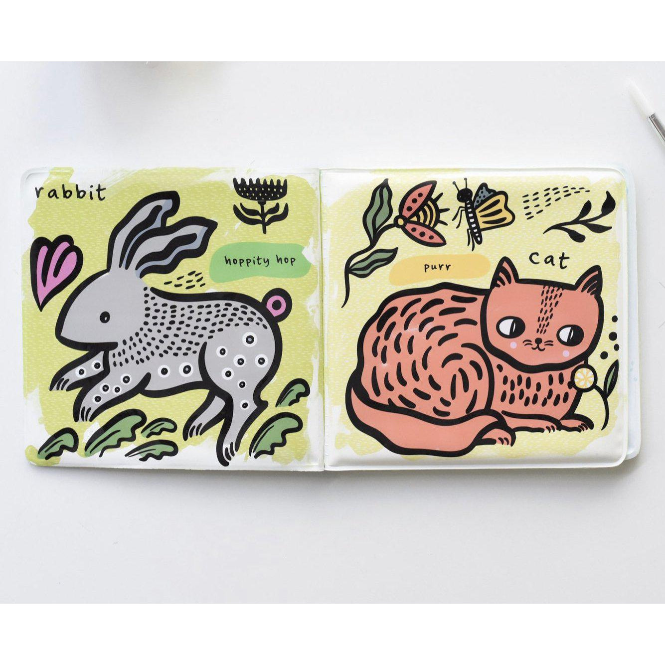 Wee Gallery Bath Book: Who Loves Pets? - hip-kid