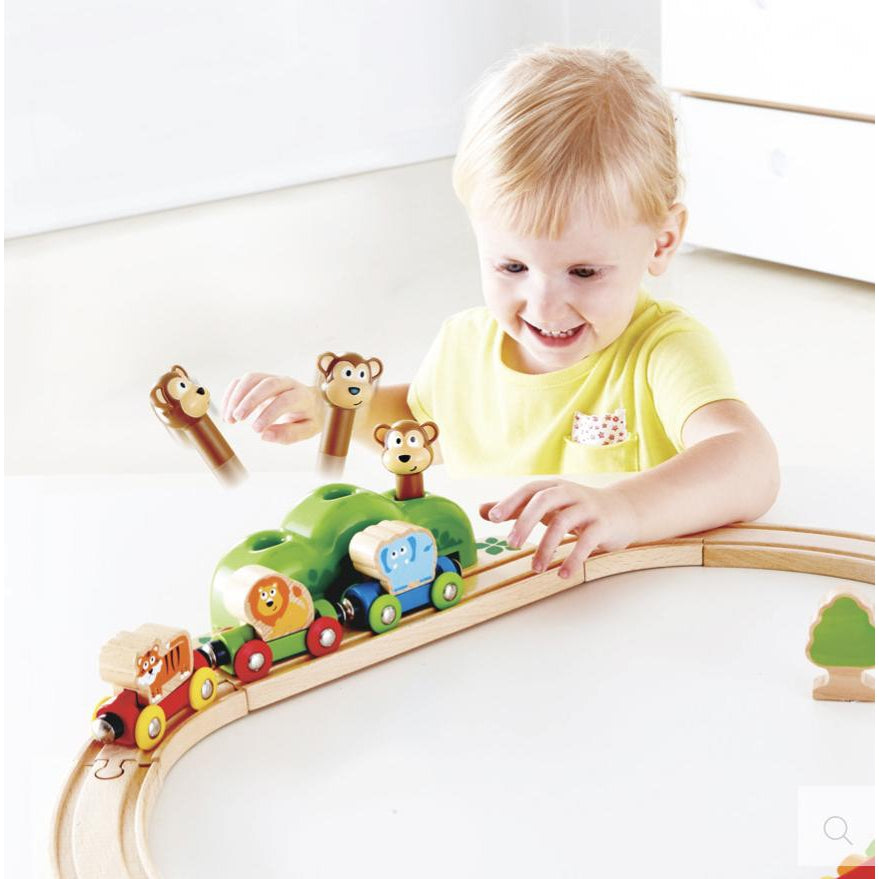 Hape Music and Monkeys Railway - hip-kid