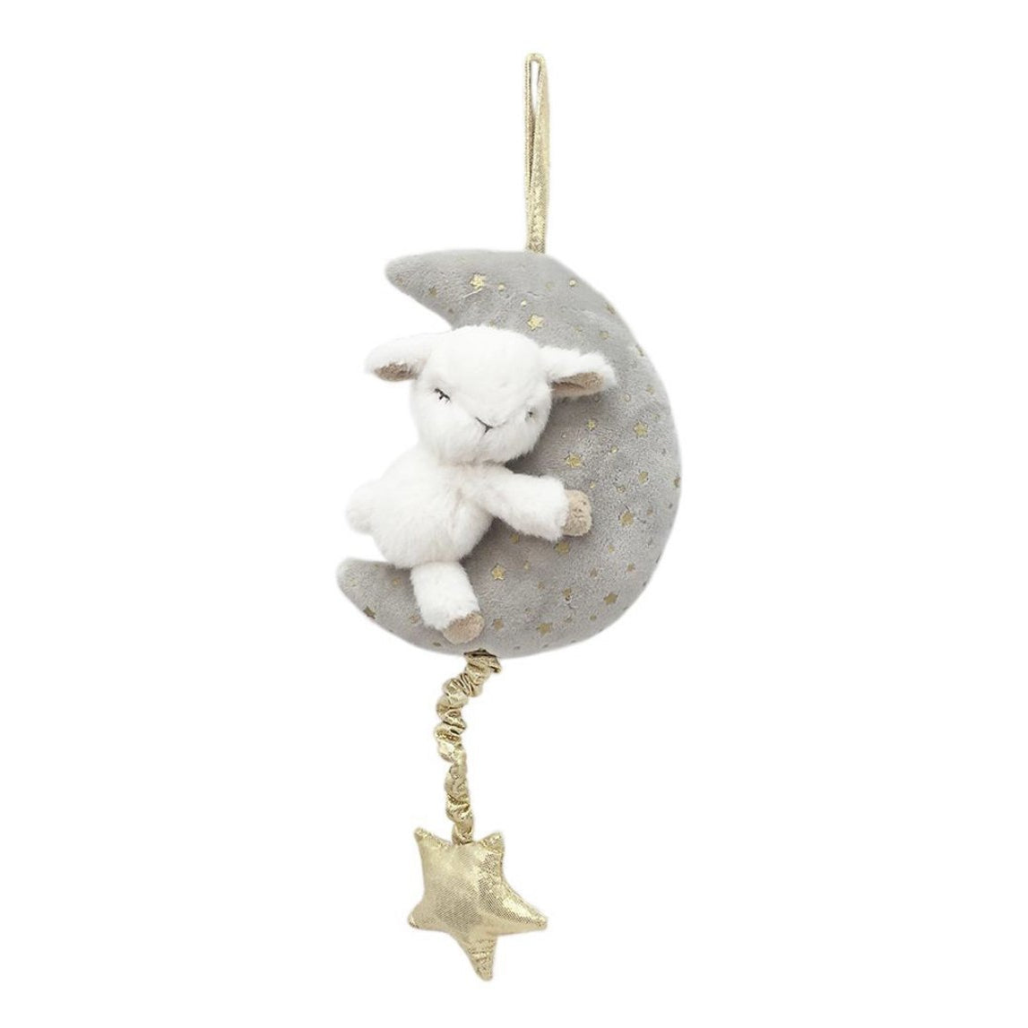 Mon Ami Plush Lamb & Moon Music Mobile - hip-kid