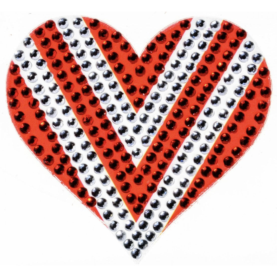 Sticker Beans - Red & White Heart - hip-kid