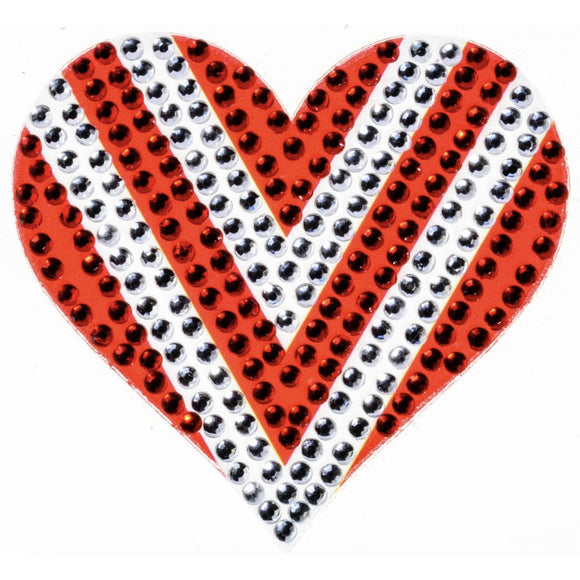 Sticker Beans - Red & White Heart - hip-kid