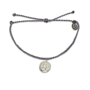 Puravida Original Bracelet - Crystal Wave Silver Coin - Columbia Blue - hip-kid