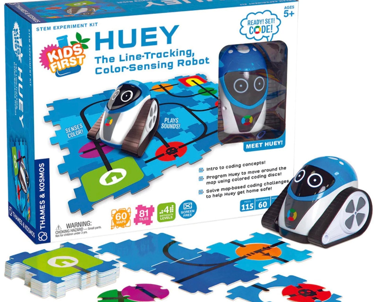Thames & Kosmos Huey - The Line Tracking Color-Sensing Robot - hip-kid