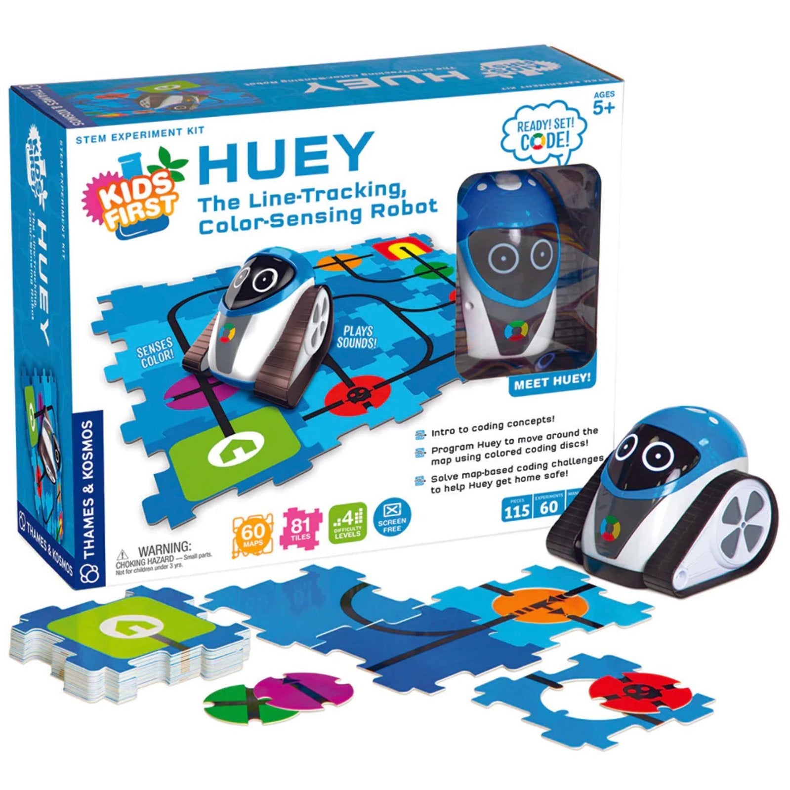 Thames & Kosmos Huey - The Line Tracking Color-Sensing Robot - hip-kid