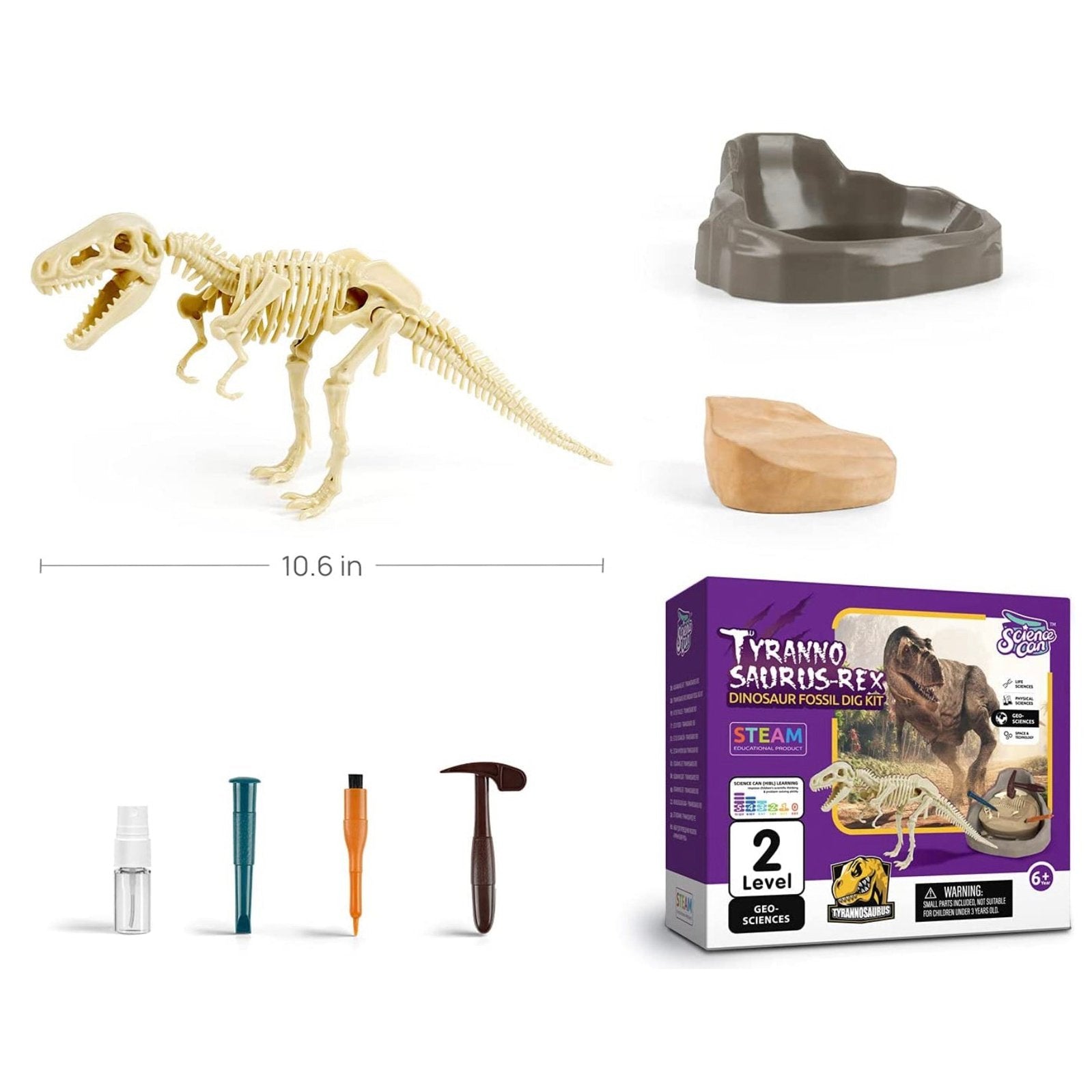 Science Can Tyrannosaurus Rex Dinosaur Fossil Dig Kit - hip-kid