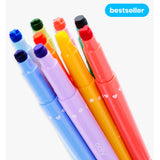 OOLY Confetti Stamp 9 Double Ended Markers - hip-kid