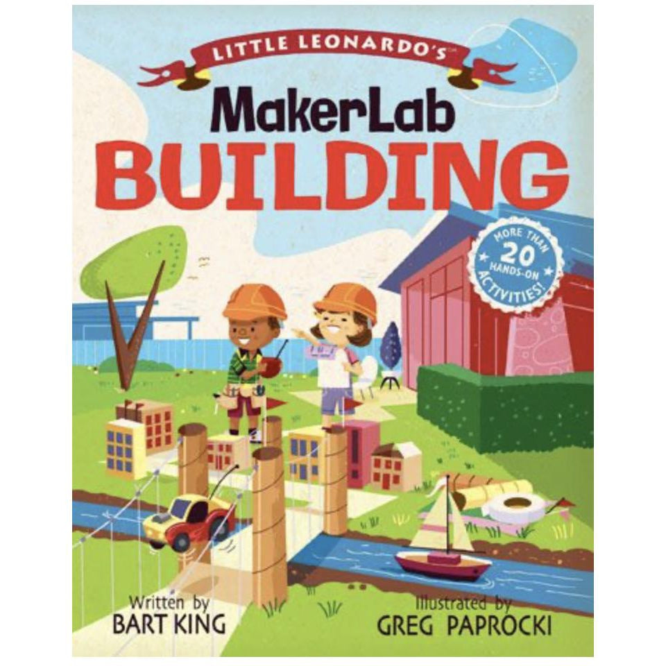 Gibbs Smith Little Leonardo’s MakerLab Building - hip-kid