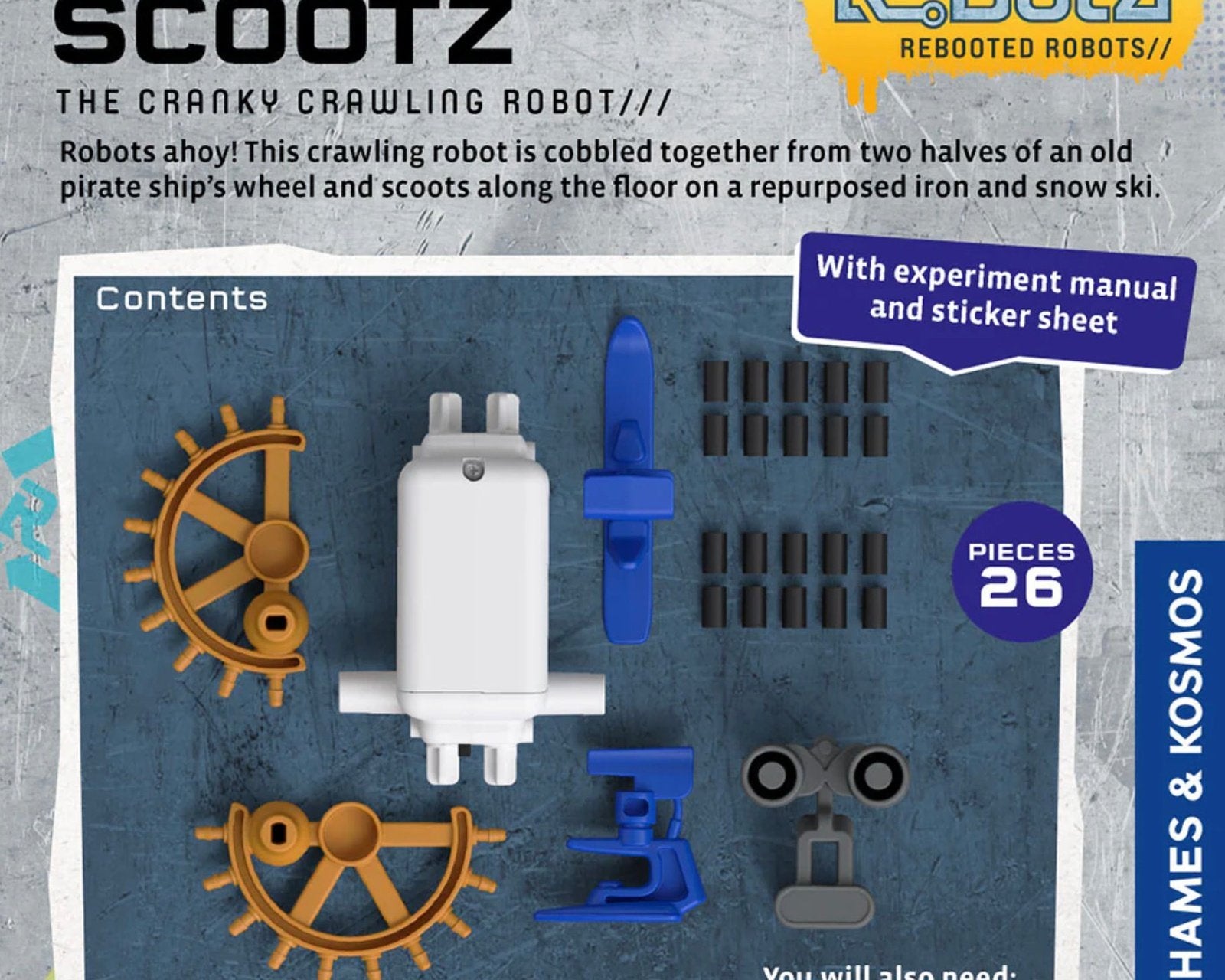 Thames & Kosmos - Rebotz Scootz - The Cranky Crawling Robot - hip-kid