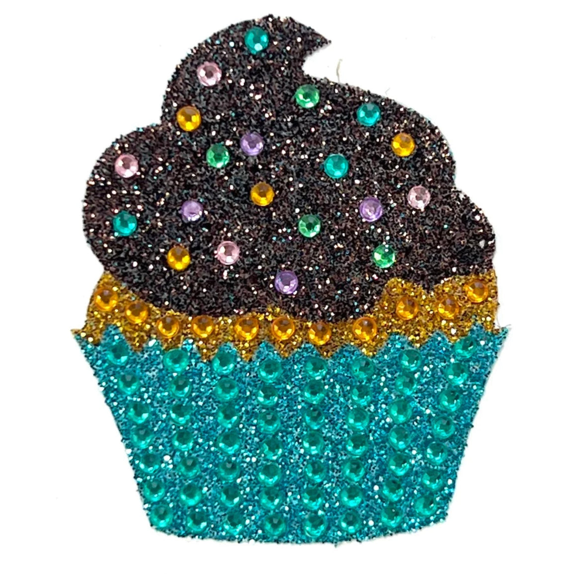 Sticker Beans - Chocolate Teal Cupcake - hip-kid