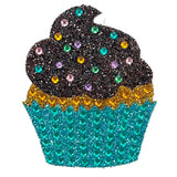 Sticker Beans - Chocolate Teal Cupcake - hip-kid