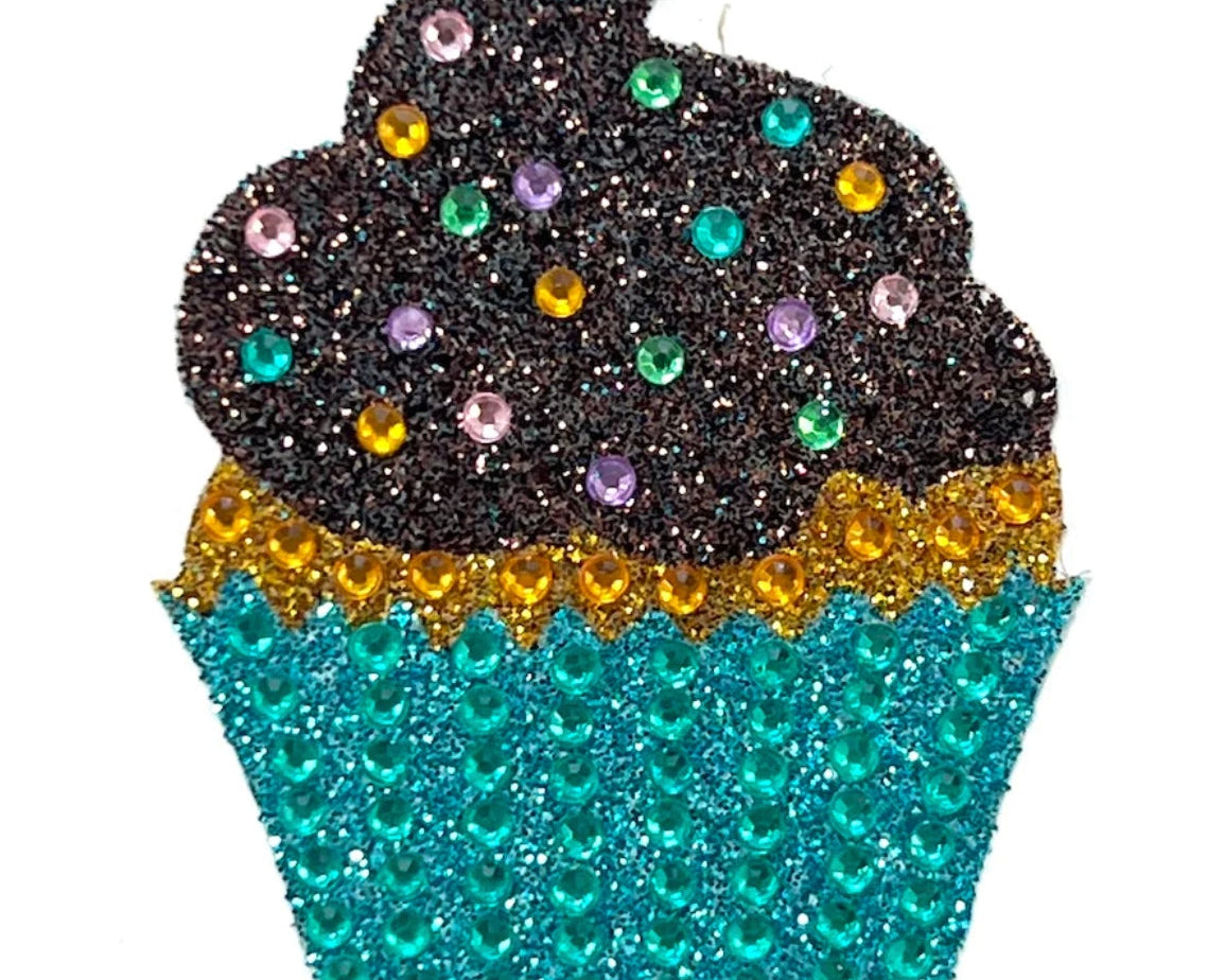 Sticker Beans - Chocolate Teal Cupcake - hip-kid