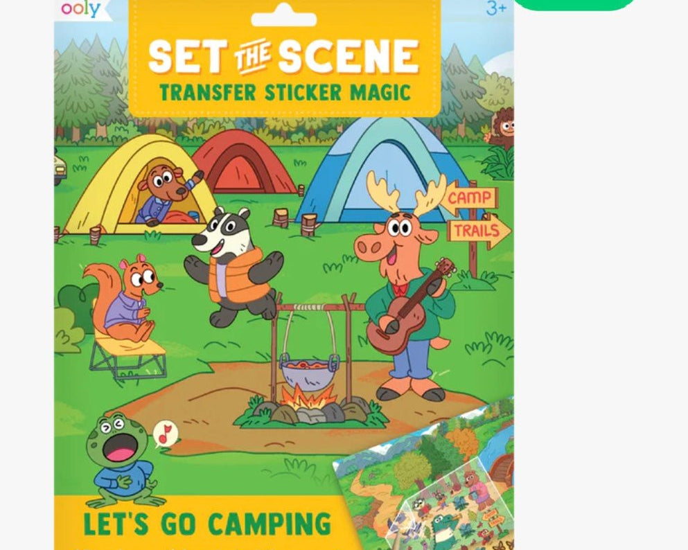 OOLY Set The Scene Transfer Sticker Magic - Let’s Go Camping - hip-kid