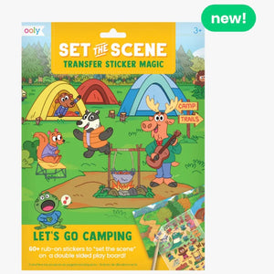 OOLY Set The Scene Transfer Sticker Magic - Let’s Go Camping - hip-kid