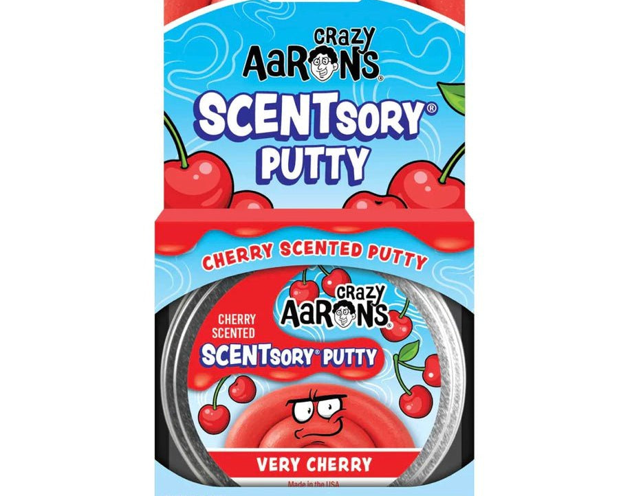 Crazy Aaron's Scentsory Thinking Putty Tin - Very Cherry - hip-kid