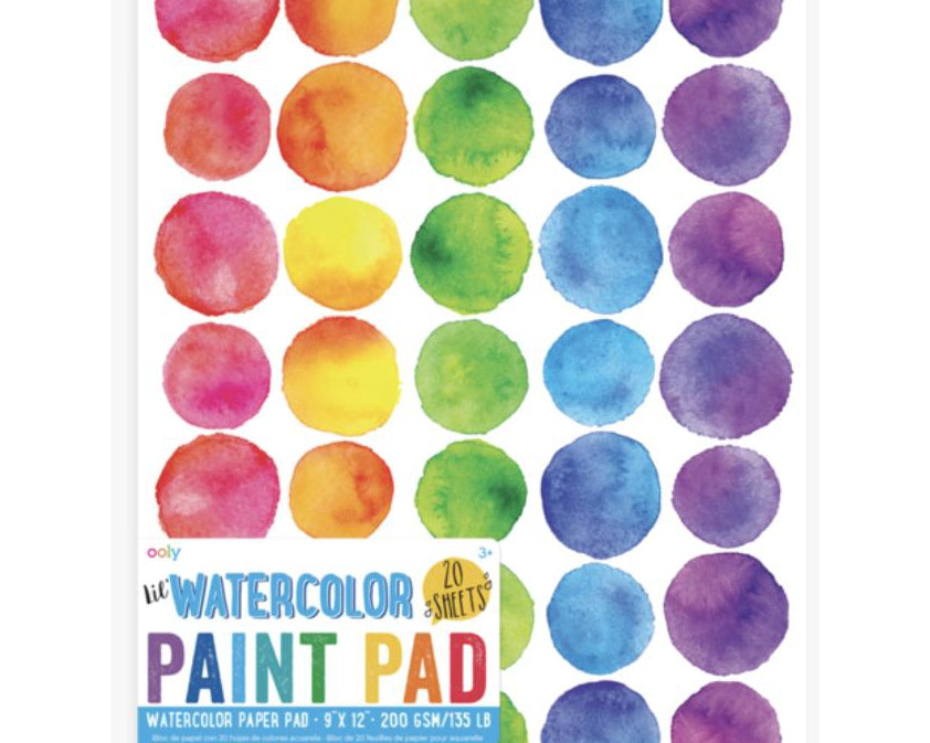 OOLY Lil Watercolor Paint Pad - hip-kid