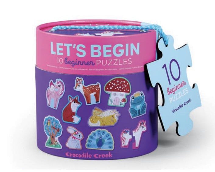 Crocodile Creek Let’s Begin Beginner Puzzle - Unicorn - hip-kid