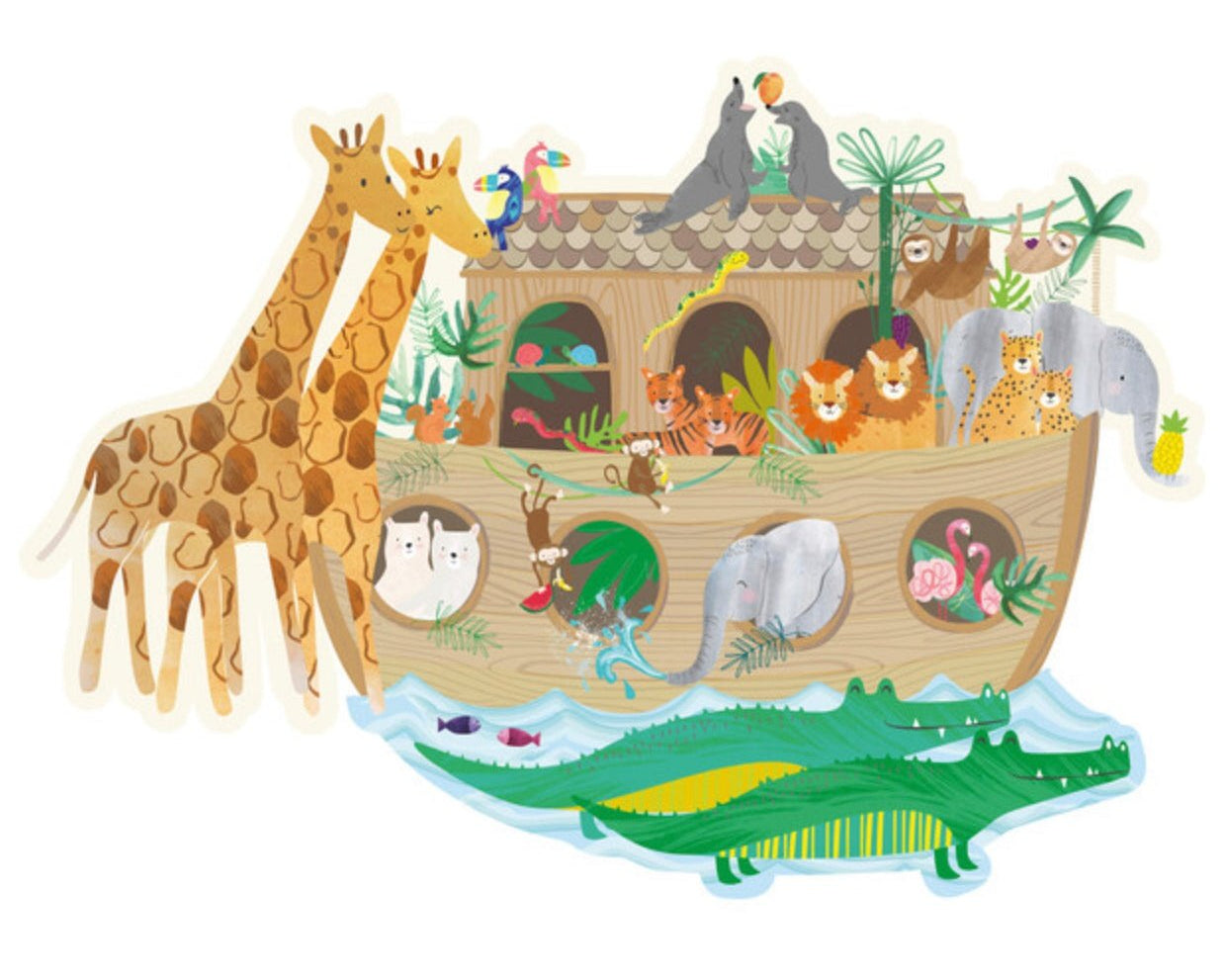 Floss & Rock Jungle 3 in 1 100pc Jigsaw Puzzle - hip-kid
