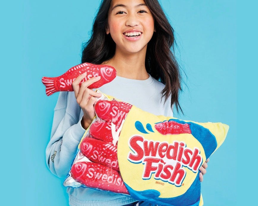 Iscream Swedish Fish Packaging Fleece Plush - hip-kid