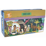 Floss & Rock Dino 60 pc Puzzle w/ Figures - hip-kid