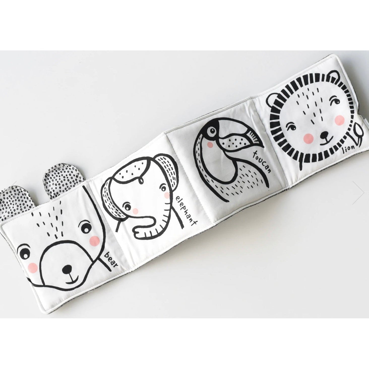 Wee Gallery Friendly Faces in the Wild Soft Book - hip-kid