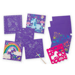 Crocodile Creek Sparkle Scratch Art - Unicorn - hip-kid