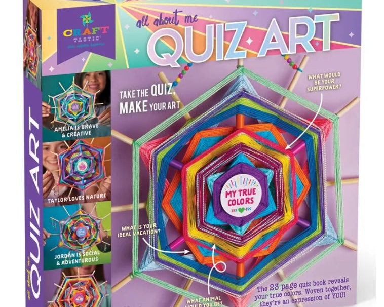 Craft-Tastic All About Me Quiz Art - hip-kid