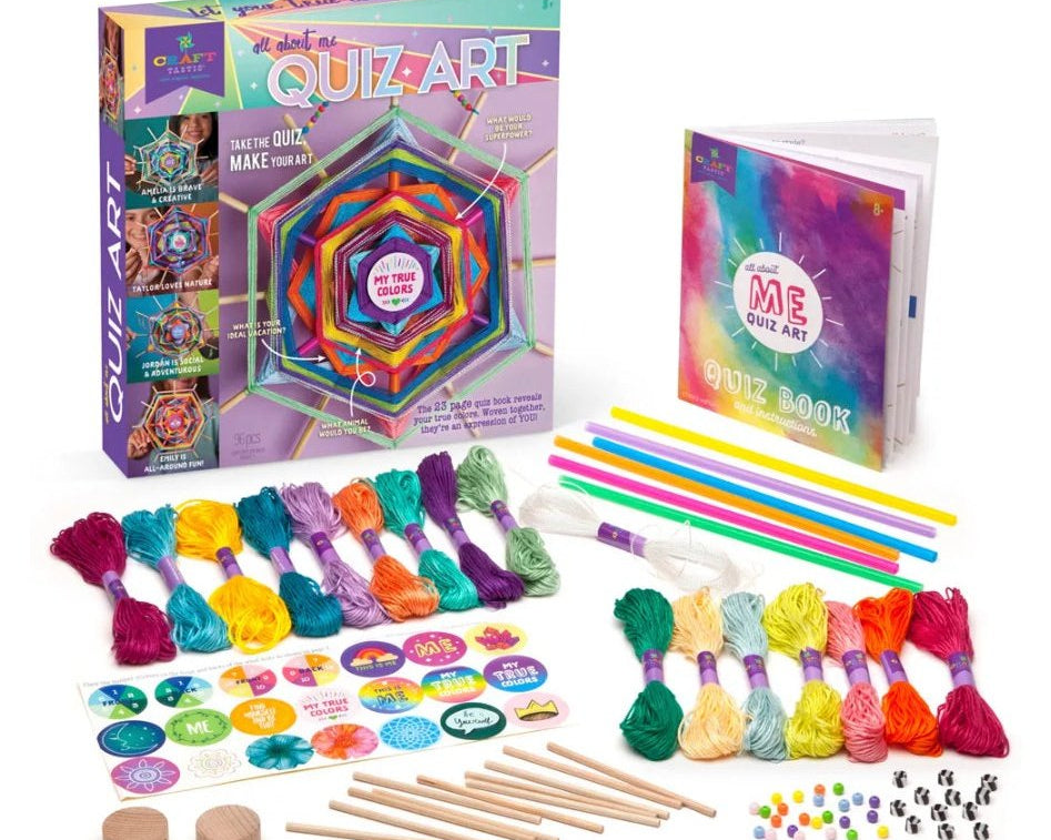 Craft-Tastic All About Me Quiz Art - hip-kid