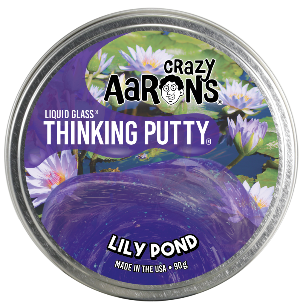Crazy Aaron's Full Size 4" Thinking Putty Tin - Lily Pond - hip-kid