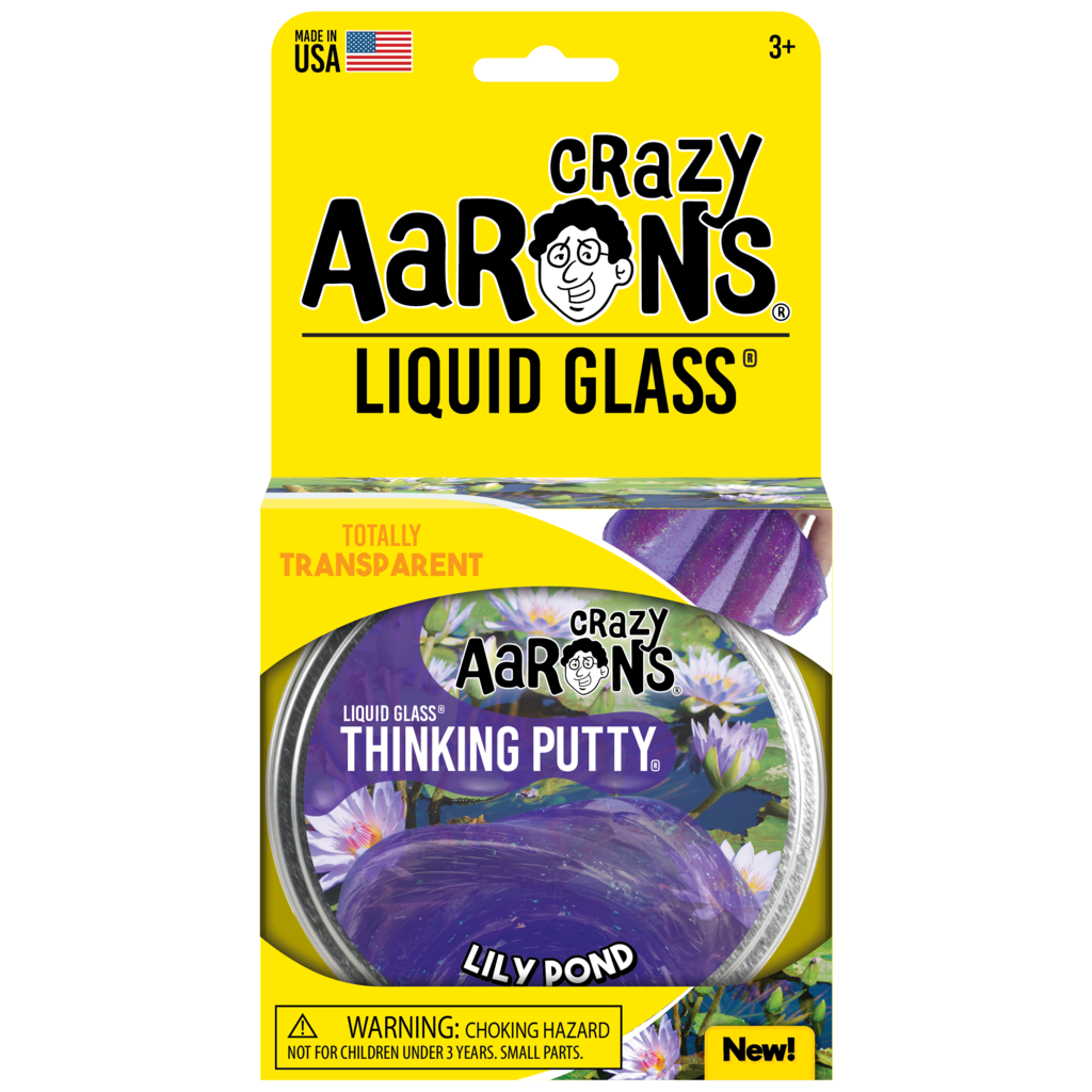 Crazy Aaron's Full Size 4" Thinking Putty Tin - Lily Pond - hip-kid