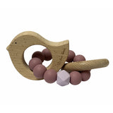 Three Hearts Dove Rattle - Lavender - hip-kid