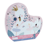 Floss & Rock 40 pc Enchanted Swan Shaped Box Jigsaw Puzzle - hip-kid