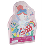 Floss & Rock 20 pc Rainbow Fairy Shaped Jigsaw Puzzle - hip-kid