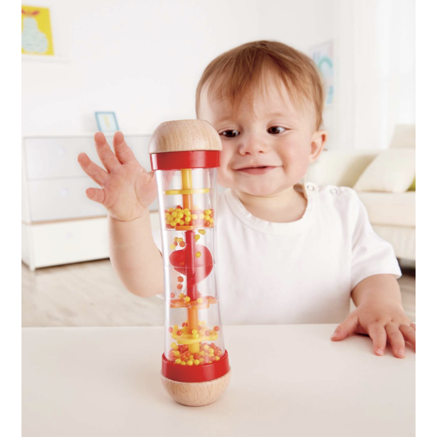 Hape Beaded Raindrops - Red - hip-kid