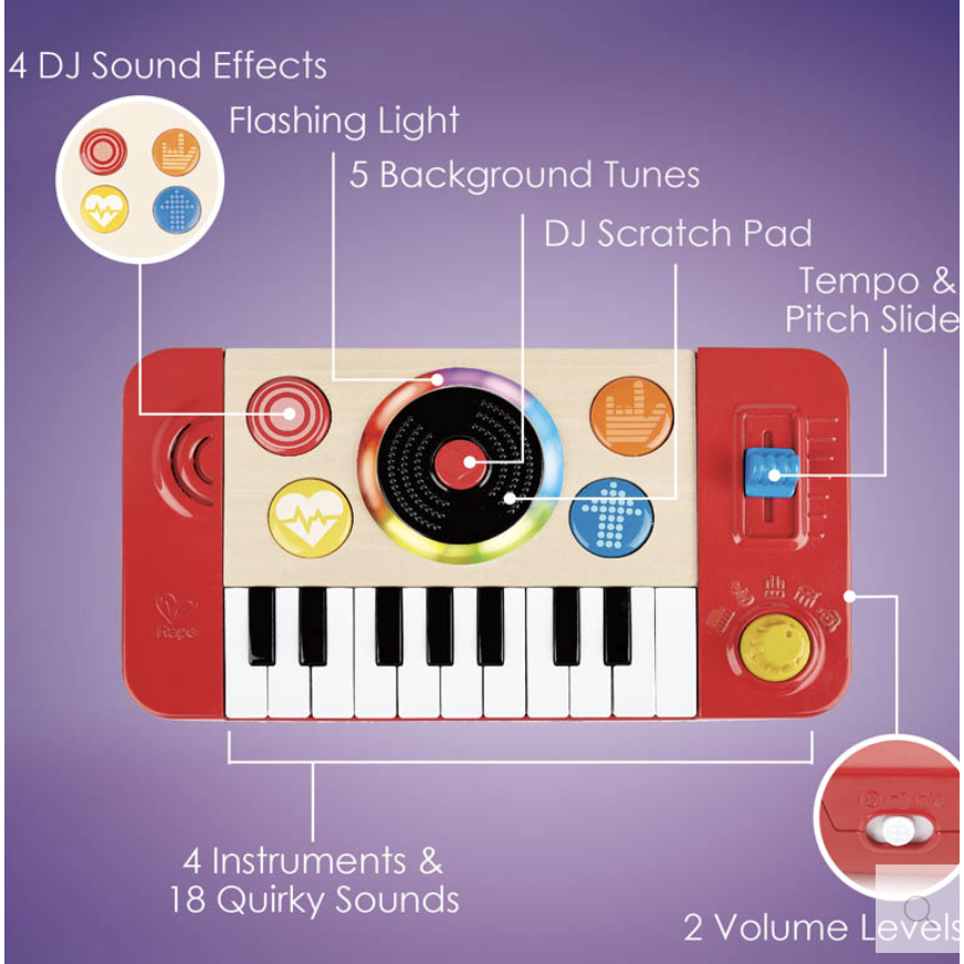 Hape DJ Mix and Spin Studio - hip-kid