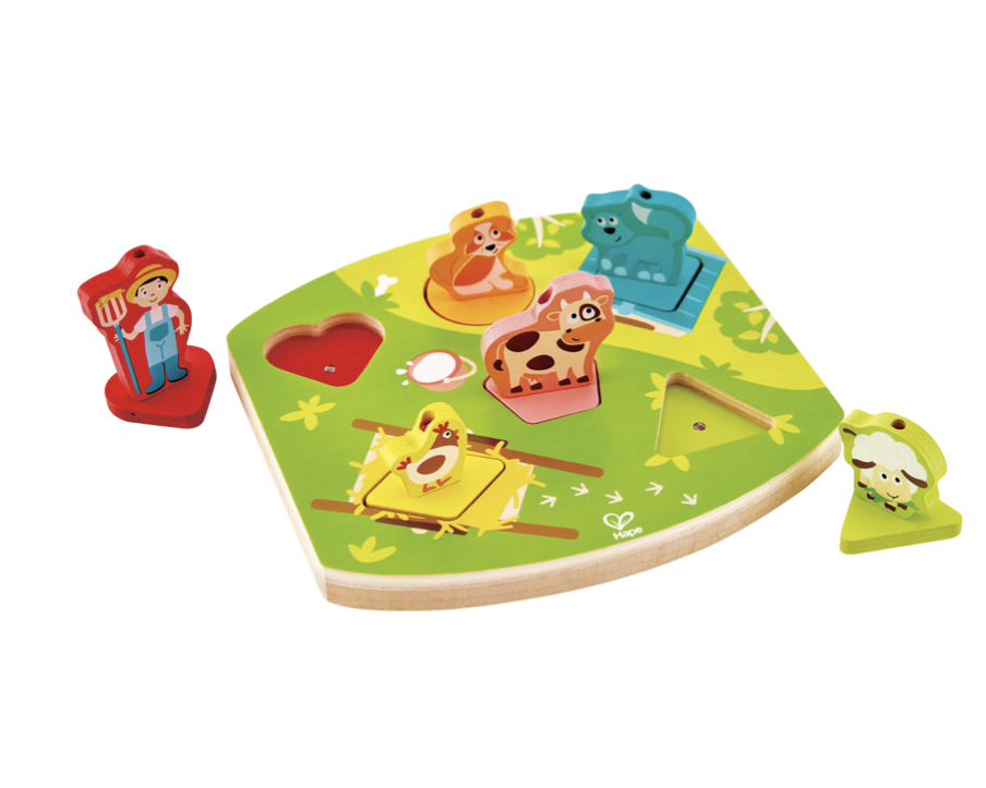 Hape Farmyard Sound Puzzle - hip-kid