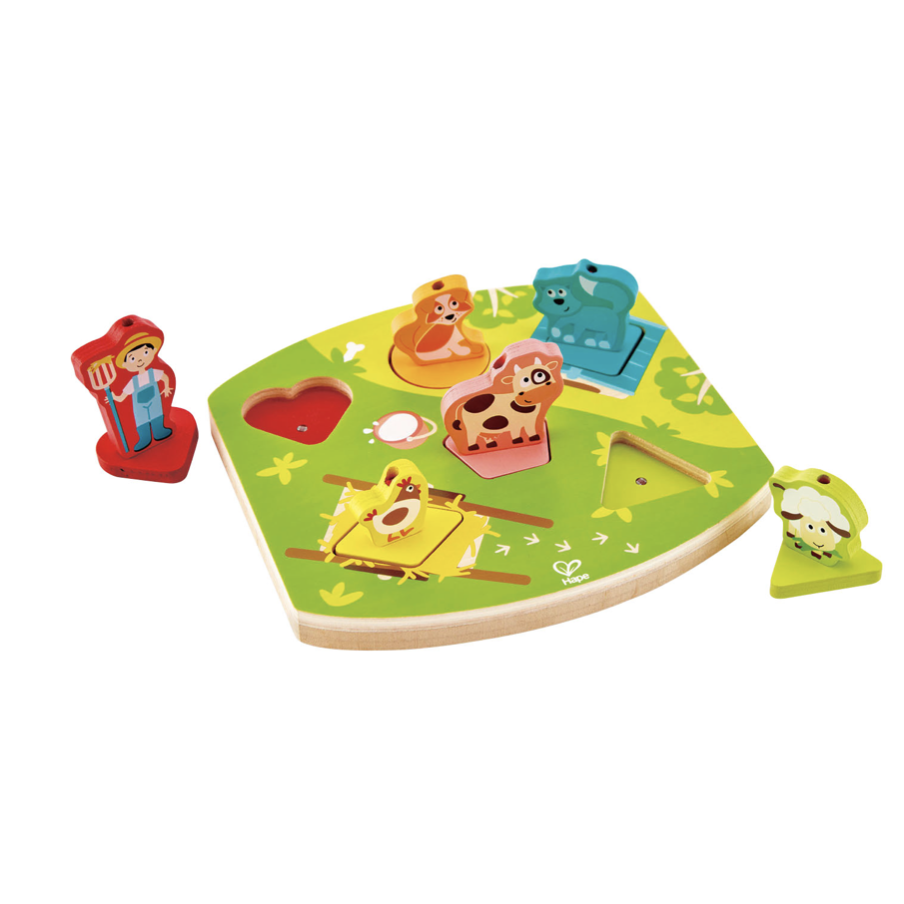 Hape Farmyard Sound Puzzle - hip-kid