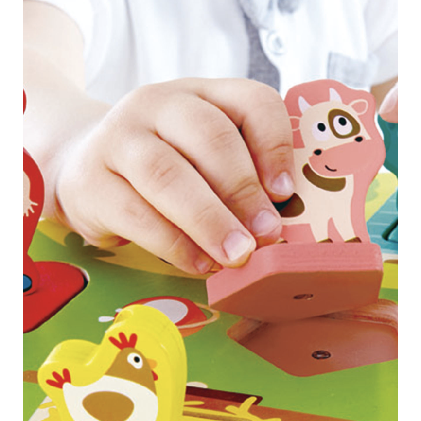 Hape Farmyard Sound Puzzle - hip-kid