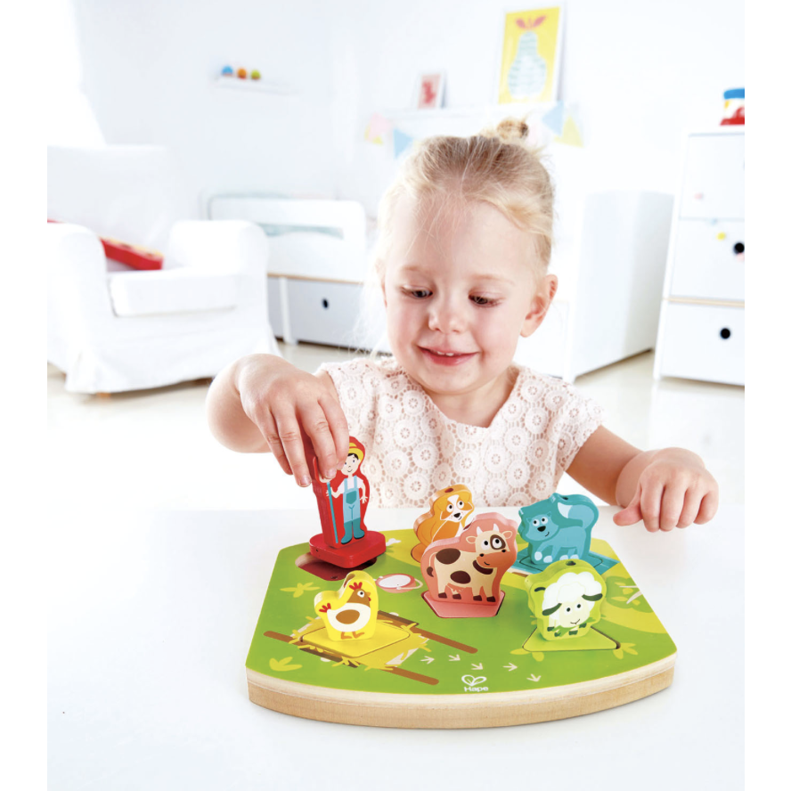 Hape Farmyard Sound Puzzle - hip-kid