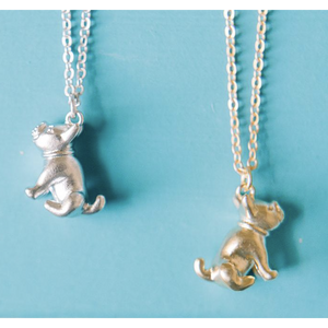 Rebecca Accessories Bull Dog Necklace (Silver) - hip-kid