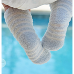 Barefoot Dreams Cozy Chic Lite Infant Sock Set 3 Pack (Blue Pearl) - hip-kid