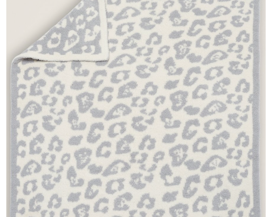 Barefoot Dreams Cozychic® Barefoot In The Wild Baby Blanket - Ocean/Cream - hip-kid