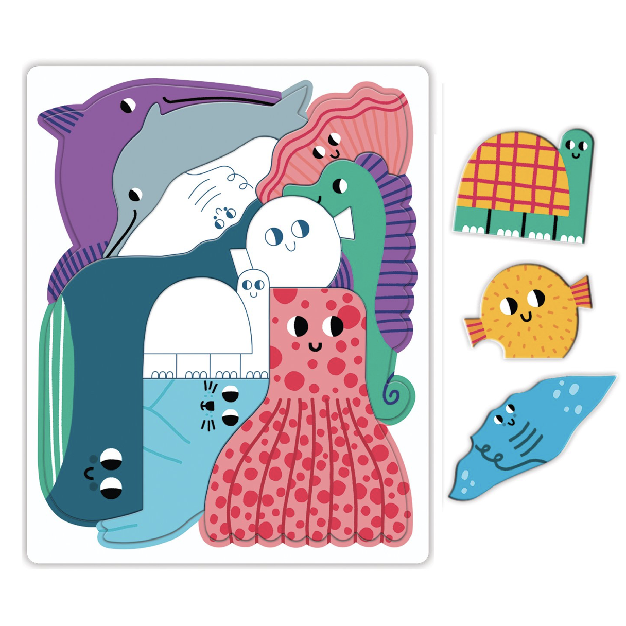 Mudpuppy Ocean We Go Together Puzzle - hip-kid