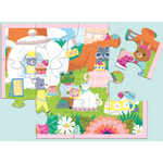 Mudpuppy 12PC Puzzle Pouch - Tea Party - hip-kid