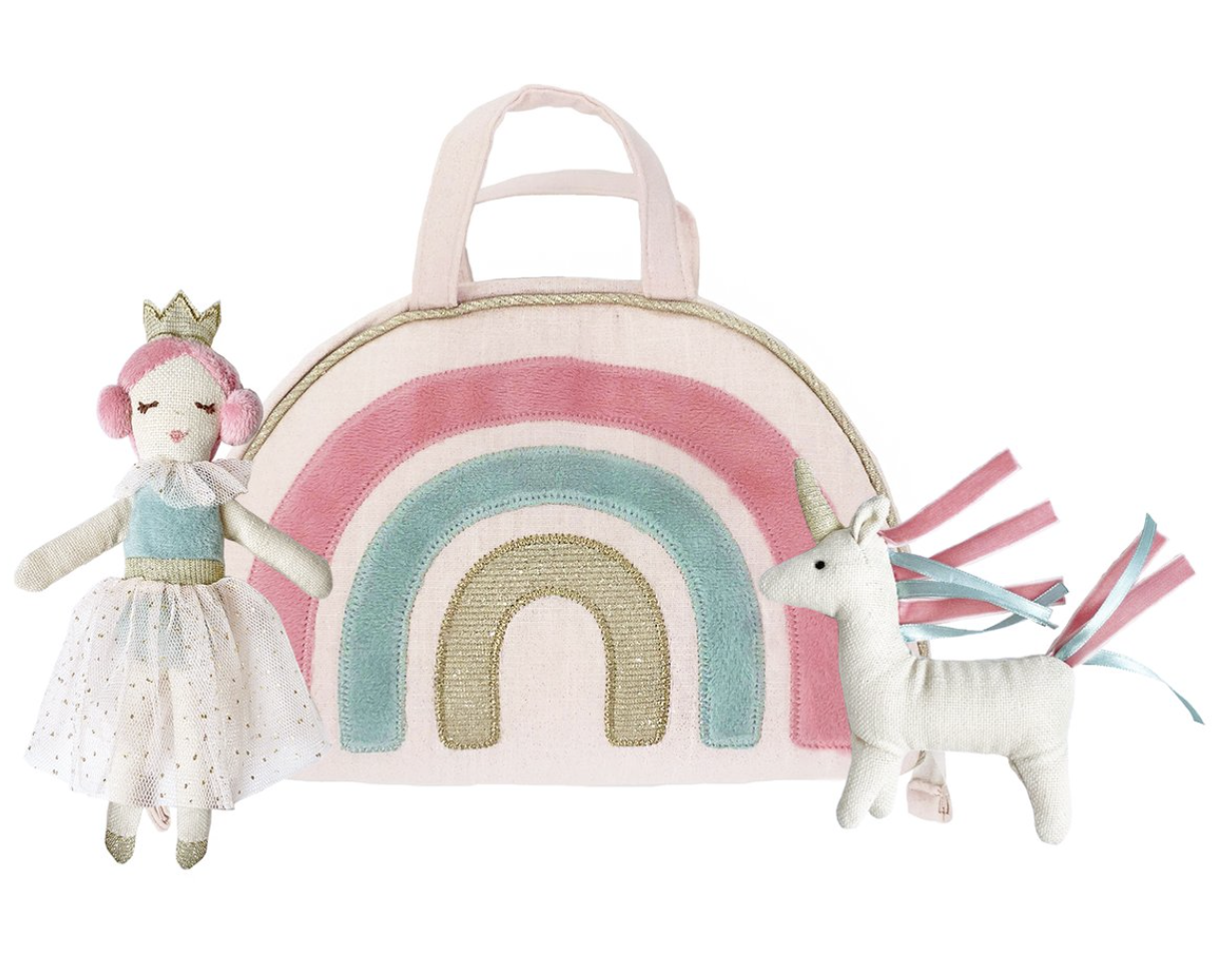 Mon Ami Rainbow Play Purse and Doll Set - hip-kid